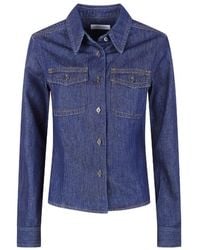 Dries Van Noten - Long-Sleeved Denim Shirt - Lyst