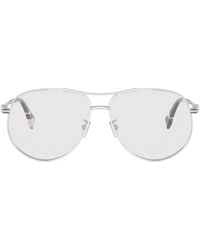Fendi - Eyewear Aviator Frame Glasses - Lyst