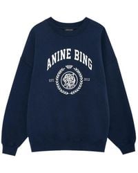 Anine Bing - Miles Collegiate Logo Sweatshirt - Lyst