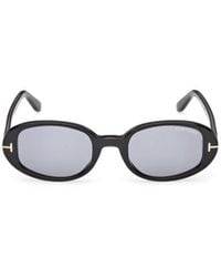 Tom Ford - Eyewear Iggy Oval Frame Sunglasses - Lyst