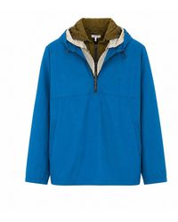 Loewe - Anorak Jacket With Mini Logo And Technical Shell - Lyst