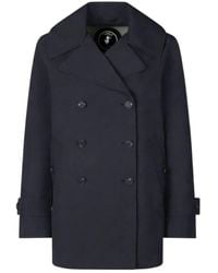 Save The Duck - Double-Breasted Short Coat - Lyst