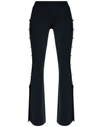 Versace Jeans Couture - Couture Button-Detail Flare Pants - Lyst