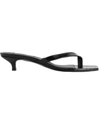 TOTEME - Totême Embossed Flip Flops - Lyst