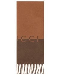 Gucci - Wool Cashmere Scarf - Lyst