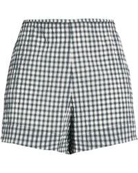Ganni - Shorts & Bermuda Shorts Recycled Polyester, Organic Cotton, Polyamide, Elastane - Lyst