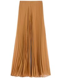 Max Mara - Pianoforte Grembo Pleated Wide-Leg Pants - Lyst