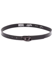DIESEL - Oval D Logo B-1Dr Buckle Belt - Lyst