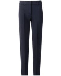 Emporio Armani - Pleated Straight Casual Pants - Lyst