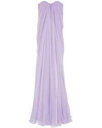 McQueen - Bustier Evening Dress - Lyst