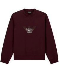 Emporio Armani - Logo-Print Sweatshirt - Lyst
