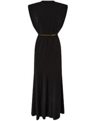 Pinko - Chain-Detailed Sleeveless Dress - Lyst