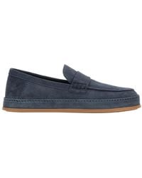 Hogan - Round Toe Slip-On Loafers - Lyst