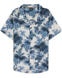 BOSS - Bw Beach Shirt, Plain Short-Sleeve - Lyst