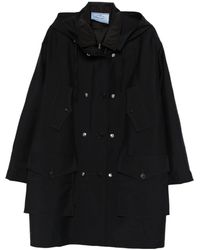 Prada - Button-Up Hooded Jacket - Lyst