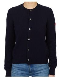 COMME DES GARÇONS PLAY - Long Sleeve Cardigan - Lyst