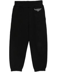Givenchy - Kids Elasticated Waistband Logo Printed Track Pants - Lyst