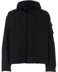 Juun.J - Drawstring Hood Shirt Jacket - Lyst
