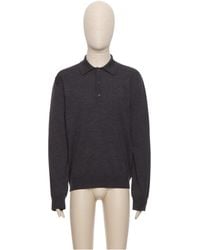 Valentino - Vlogo Embroidered Long-Sleeved Polo Shirt - Lyst