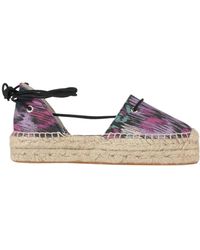 Isabel Marant - Colorful Canvas Lace-Up Espadrilles - Lyst