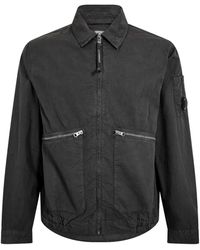 C.P. Company - Zip-Up Shirt Jacket With Collar - Lyst
