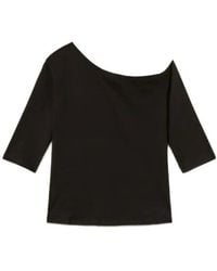 Twinset - Asymmetric Collar T-Shirt - Lyst