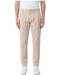 Eleventy - Drawstring Straight-Leg Pants - Lyst