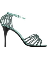 Saint Laurent - Babylone Open-Toe High-Heeled Sandals - Lyst