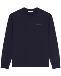 Givenchy - Logo Patch Long-Sleeve T-Shirt - Lyst