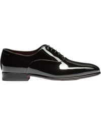 Santoni - Almond Toe Oxford Shoes - Lyst