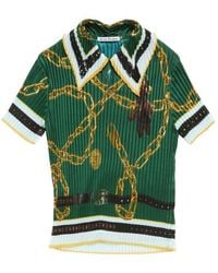 Acne Studios - Pleated Printed Blouse - Lyst
