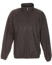 Givenchy - Logo-Print Zip-Up Jacket - Lyst