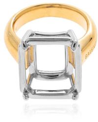 Balenciaga - Frame Oval Ring - Lyst