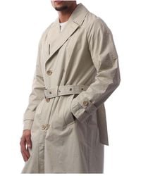 BOSS - Minimalist Trench Coat - Lyst
