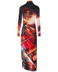 Jean Paul Gaultier - Pigalle Velvet Maxi Dress - Lyst