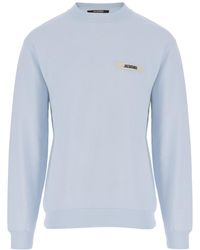 Jacquemus - Logo Patch Crewneck Sweatshirt - Lyst