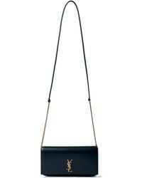 Saint Laurent - Cassandre Foldover Top Phone Holder - Lyst