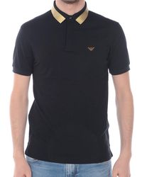 Emporio Armani - Logo Slim Polo Shirt - Lyst