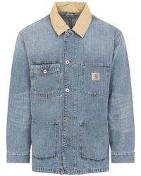 Carhartt - Contrast-Collar Denim Jacket - Lyst