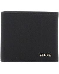 ZEGNA - Logo-Plaque Bi-Fold Wallet - Lyst