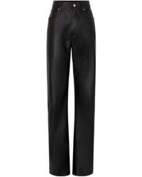 Rabanne - Flared Leather Trousers - Lyst