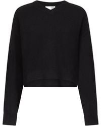 Loulou de Saison - Anzor Boxy V-Neck Knitted Sweater - Lyst