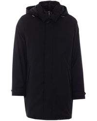 Add - Shieldrom Hooded Parka Coat - Lyst