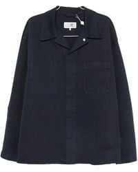 MM6 by Maison Margiela - Concealed-Fastening Patch-Pocket Shirt Jacket - Lyst