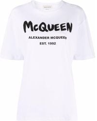 McQueen - Mcqueen Graffiti T-shirt - Lyst