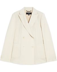 Weekend by Maxmara - Nervoso Double-Breasted Tailored Blazer - Lyst