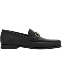 Ferragamo - Ferragamo Gancini Buckle Loafers - Lyst