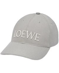 Loewe - Logo Embroidered Baseball Cap - Lyst