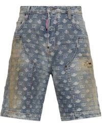 DSquared² - Monogram Carpenter Shorts - Lyst