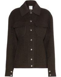 Sportmax - Spxcalcio Shirt Collar Jacket - Lyst